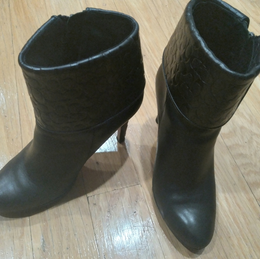 Coach Logo Booties
